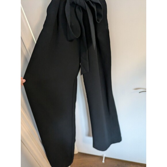 Vineyard Vines Women Size 8 Solid Black Spaghetti Strap Sleeveless Jumpsuit - Picture 4 of 7